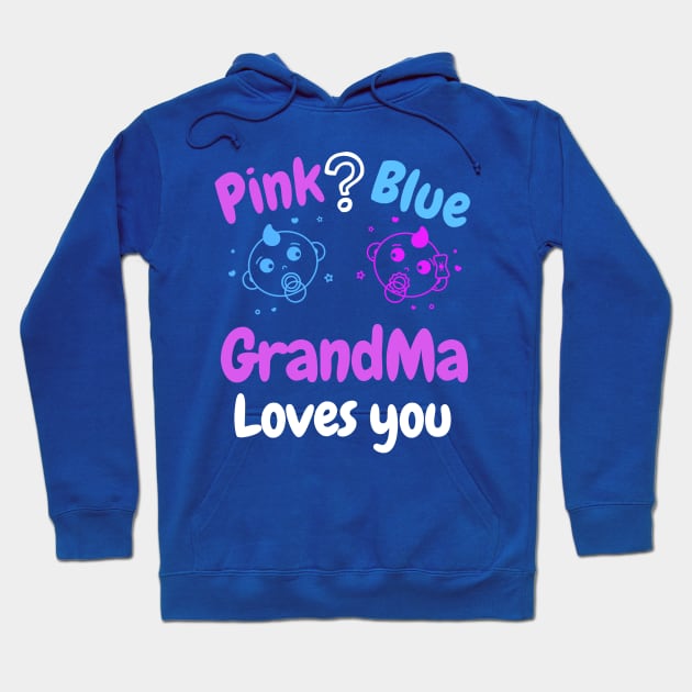 Pink or Blue GrandPa Loves you Hoodie by WR Merch Design